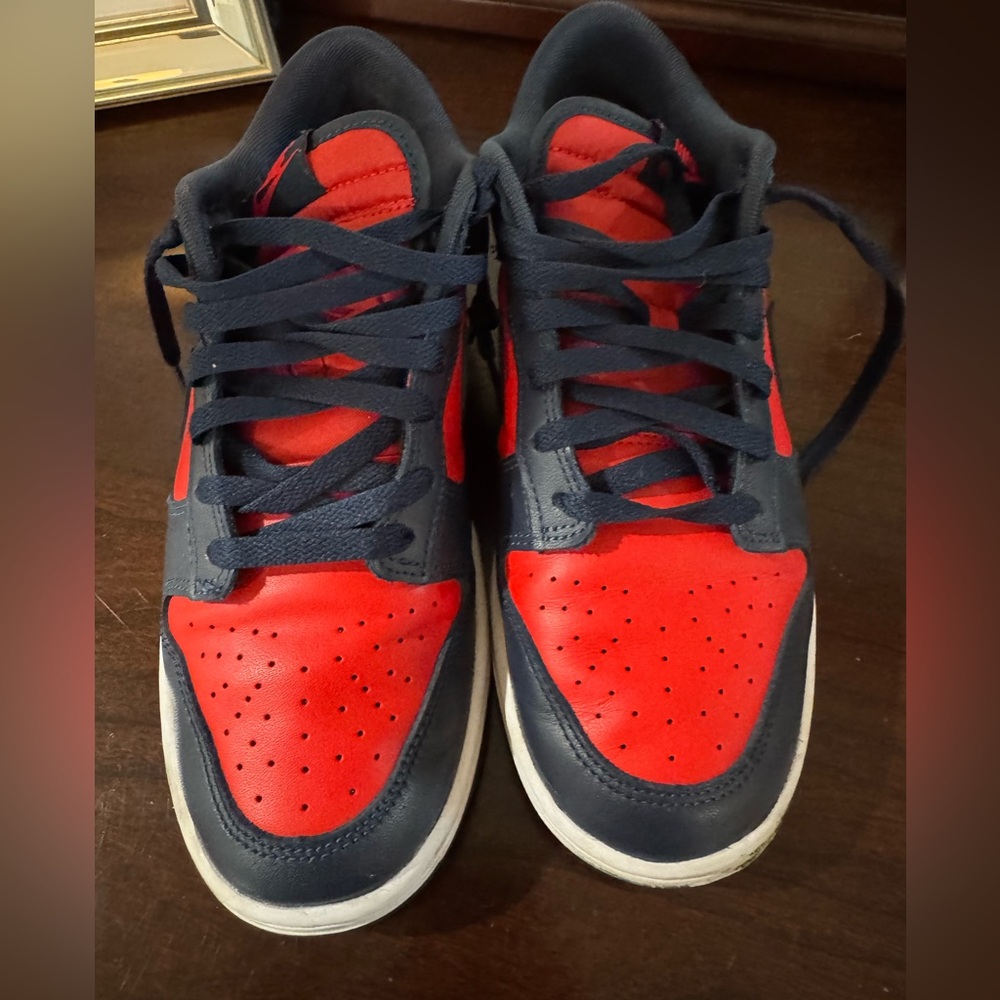 Nike Dunk Low Mens Shoes University Red/White/Obsidian DV0833 601